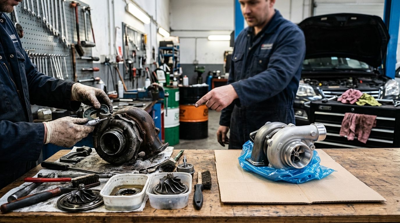 Koszty naprawy turbosprężarki: regeneracja czy nowa część?