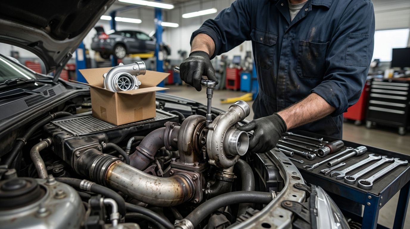 Turbosprężarka w samochodzie: objawy awarii i koszty naprawy